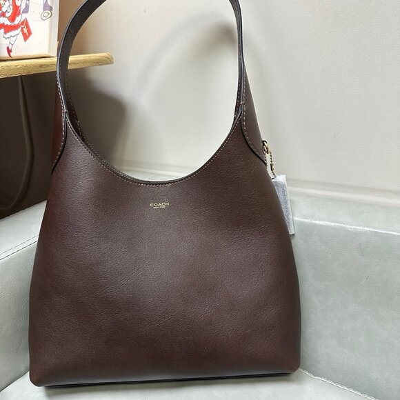 Coach Brooklyn Shoulder Bag 28 – BrassMaple NWT - Picture 1 of 9